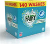 Fairy Non Bio Laundry Pods, 140 Washes – Powerful Cleaning Capsules for Sensitive Skin, Gentle on Clothes, Easy-to-Use Laundry Detergent Pods for Everyday Washing – 1442g (2 Bags)